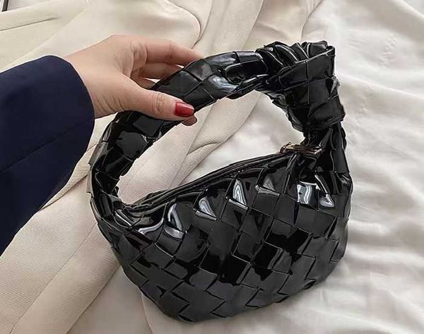 

abottegas vneta jodie mini teen intrecciato designer tote woven cow horn bag underarm women's bag knot woven bag versatile handbag clou