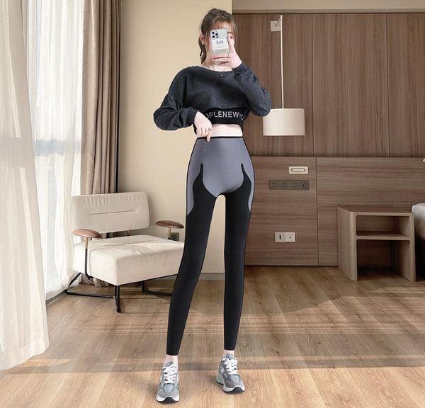

leggings women wear spring and autumn 2022new small foot magic black pants with high waist thin pencil pants4851799