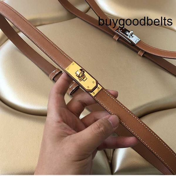 

designer herm belts kelly belt women's genuine leather paired dress decoration kelly suit pants waist perforated waist belt h, Black;green