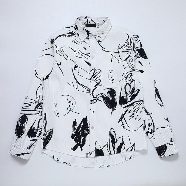 

2023ss spring and summer new high grade cotton printing short sleeve round neck panel tshirt size m-l-xl--xxxl color black white f34d3420, Black;brown