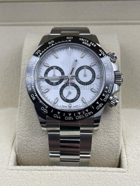 

mens watch designer watches men 40mm panda ceramic bezel automatic mechanical movement with box waterproof designer watches stainless steel, Slivery;brown