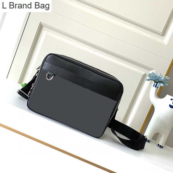 

l bag crossbody bag mens fashion shoulder bag wallet handbag designer bags leather outdoor travel backpack coin purse zjmt, Black