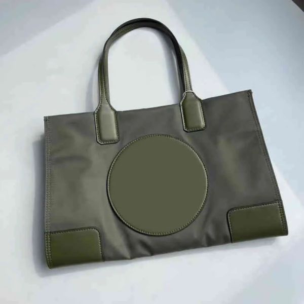 

classic solid color large volume shopping purse shoulder bags 2 sizes totes designer tote bag women handbag nylon handbags