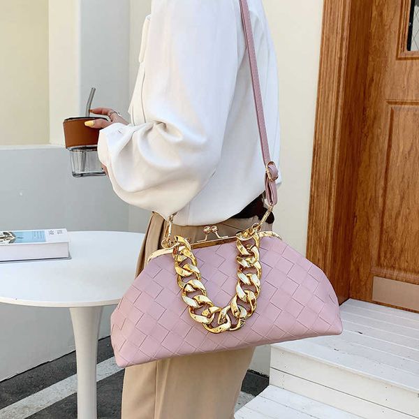 

abottegas vneta jodie mini teen intrecciato designer tote simple solid color chain woven clip women's chain bag fashion women's on