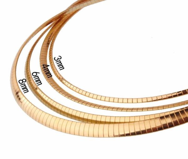 

chains granny chic 45cm men women classic herringbone necklaces stainless steel gold color men's jewelry5193685, Silver