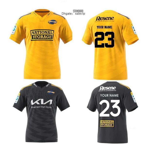 

fw23 men's t-shirts 2023 hurricanes super rugby away jersey shirt 2023/24 hurricanes away rugby training jersey size s--3xl-5xl, White;black