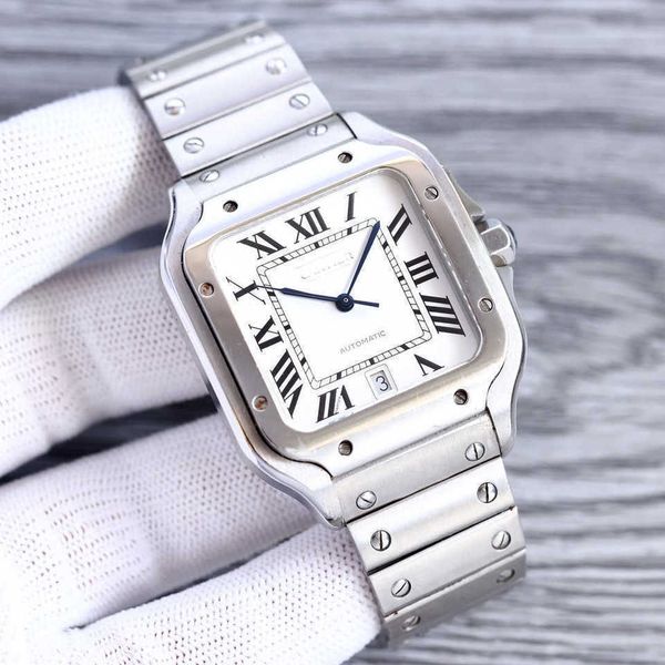 

designer elegance women wrist watch santos watches mechanical movement motre prx de luxe with box arrt, Slivery;golden