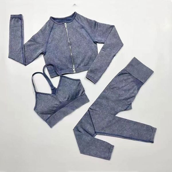 

yoga outfit seamless set women fitness sportswear sports suits gym clothing workout clothes two piece high waist leggings crop 230801