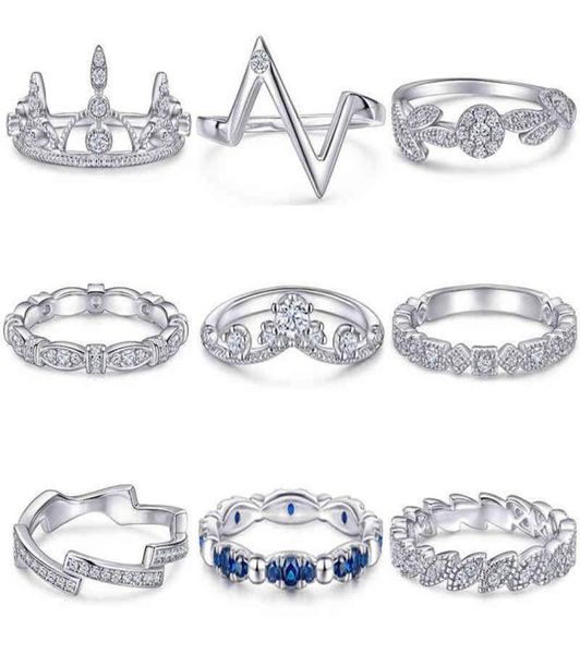 

fashion brand jewelry tonglin new women s925 silver ring female simple index finger ring zircon tail ring237h2871613