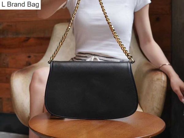 

l bag luxury women's bag chain shoulder bag cowhide blondie series shoulder backpack 699268 b06f, Black