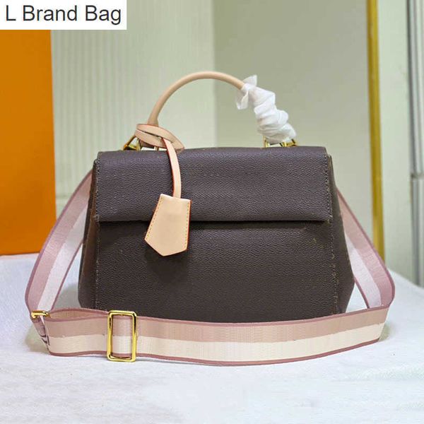 

l bag cross body shoulder bags tote bag designer handbag purse flap women messenger pocket vintage handle detachable letters pattern strap w, Black