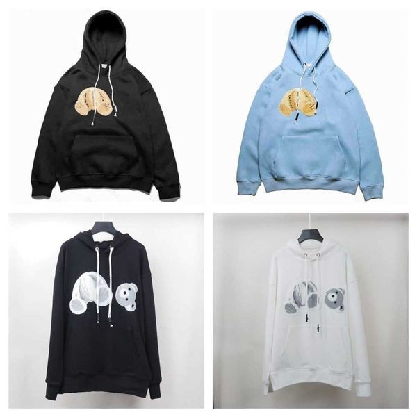 

men's hoodies sweatshirts casual men's hoodies sweatshirts palm winter wrinkle resistant embroidered balencaigaity letters fashion, Black