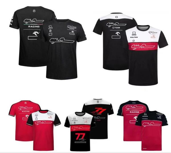 

f1 formula 1 t-shirt summer team polo suit same style customization