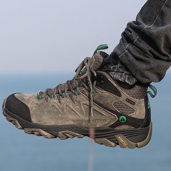 

safety shoes humtto hiking shoes men winter outdoor sports climbing shoes hunting shoes warm women trekking sneakers ankle boots tactical 23, Black;brown