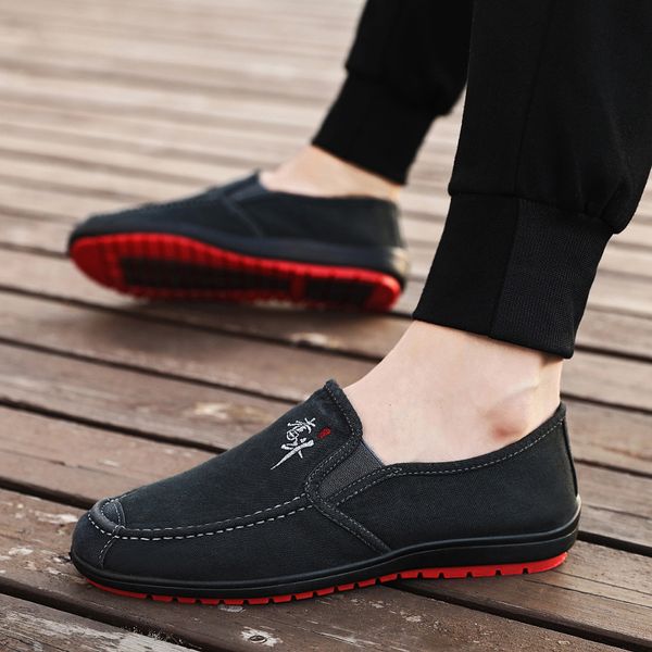 

designer new shoes mens casual outdoor platform mens fashion blue black loafers sneakers jogging sports trainers flats shoes for 96