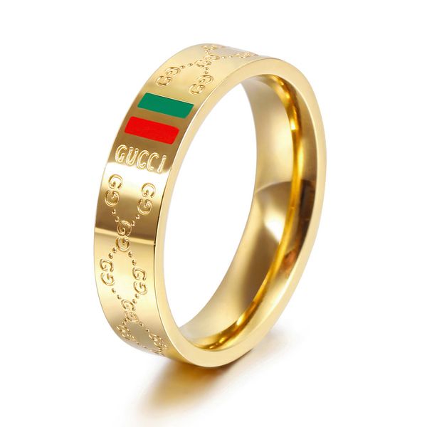 

ring mens designer fashion ring designer rings luxury rings love ring titanium steel rose gold couple pair ring personality simple and styli, Silver
