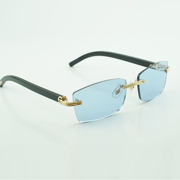 

new buffs sunglasses male and female with new hardware black buffalo horns sunglasses 0286o size: 56-17-140mm, White;black