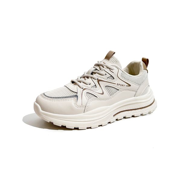 

designer women casual shoes leather fashion designer flat sneakers black white styles womens girls lace-up loafers platform sports trainers