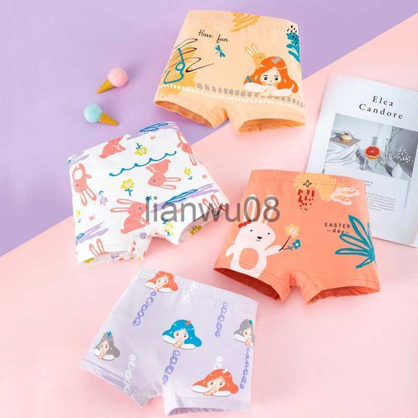 

panties 38 years old girl's underwear cotton class a cartoon fawn red panda boxer briefs 4pcs x0802, Camo