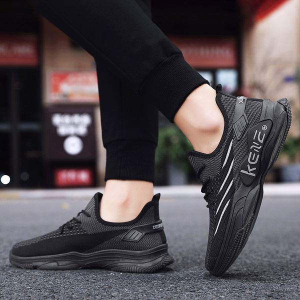 

designer fashion casual 023 mens shoes sneaker platform fashion men loafers black grey orange green leather lace-up outdoor jogging trainers