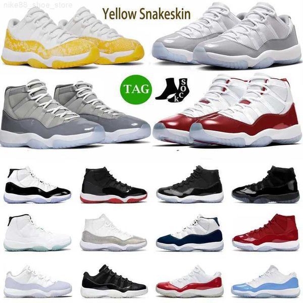 

jumpman 11s basketball shoes men women 11 cement cherry midnight navy cool grey 25th anniversary 72- low bred pure violet mens trainers sp, Black