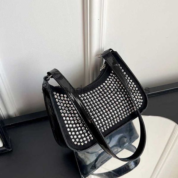 

shoulder bags fashion cloud trend underarm bag for women 2023 new temperament bright diamond stick bag single shoulder bag small bagstylishd