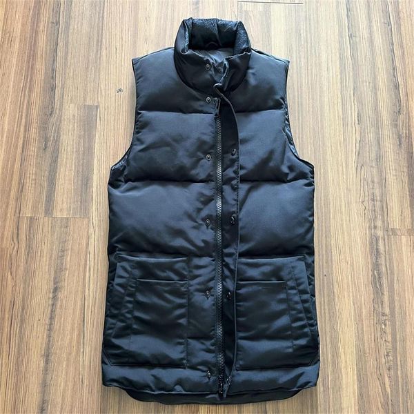 

winter gilet jacket men down vest homme outdoor gilet jassen expedition parka outerwear doudoune de designer feather canada jacket coat men, Black;white