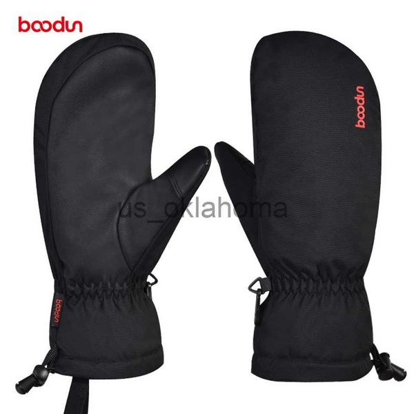 

ski gloves boodun men women warm winter ski gloves outdoor sports mitten thickened cold weather gloves windproof winter snowboard gloves j23