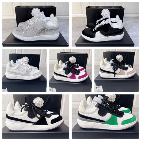 

10a fashion new men's women's universal casual sneakers luxury brand designer designer slippers sandals lace box 010