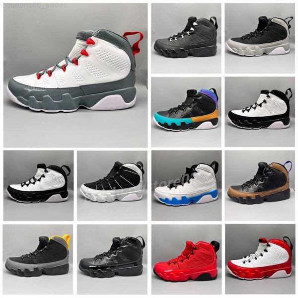 

jumpman 9 ix 9s men basketball shoes bred university gold gym chile red unc cool particle grey racer blue statue anthracite sport sneakers t, Black