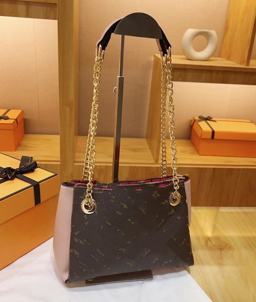 

crossbody chain shoulder fashion underarm bags new women's bag light luxury leather vintage tote bag large capacity