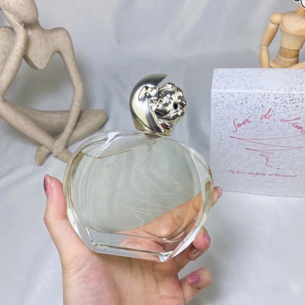 

Soir de Lune Fragrance Perfume for Women Lady Cloud Spray 100ml Charming Cologne Eau De Parfum Highest Version Long Lasting Luxuries Designer Glass Bottle EDP