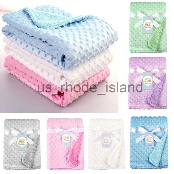 

blankets swaddling newborn baby blankets warm fleece thermal soft stroller sleep cover cartoon beanie infant bedding swaddle wrap kids bath