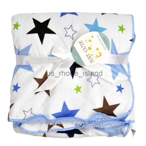 

blankets swaddling just cute cartoon baby blanket newborn thick double layer baby swaddle blanket stroller popular wrap mantas para bebe x08