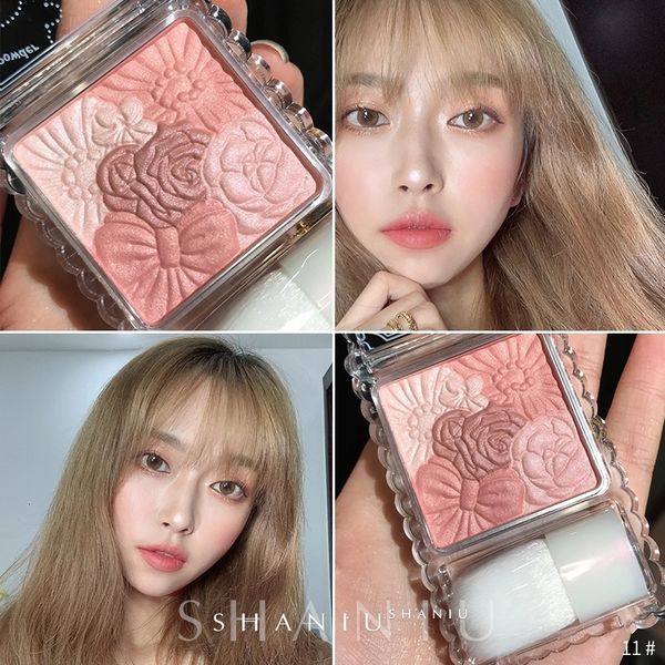 

blush japan canmake petal five color pearl matte highlight powder cinnamon pumpkin bean paste milk tea long lasting make 230801