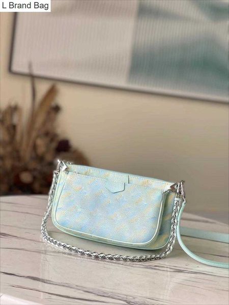 

2023 new 5a women designer bag crossbody leather bag handbag wallet on chain strap purse shoulder bags messenger classic 3pcs 3 piece set la, Black