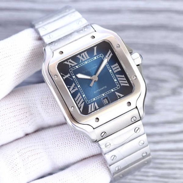 

designer elegance women wrist watch santos watches mechanical movement motre prx de luxe with box e8ci, Slivery;golden