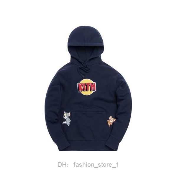 

kith hoodie men women 1:1 tom pullover essentialhoodie clothing women hoodie 2023 new street cccm, Black