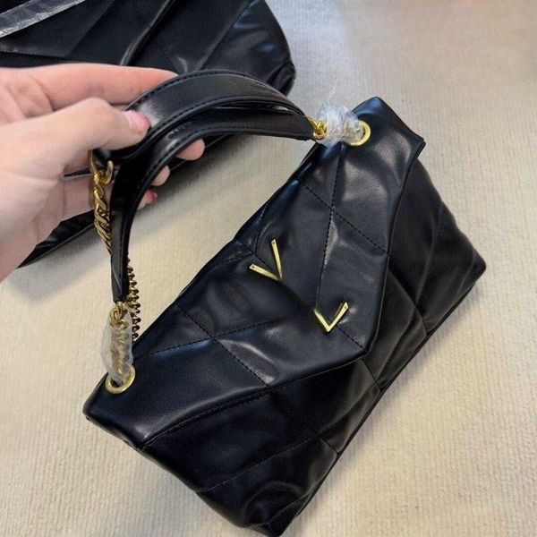

crossbody handbag designer bag ys brand new gold label diamond check flip tote soft and comfortable one shoulder vintage chain bag
