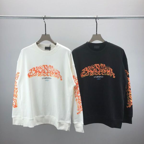

men's plus size sweaters fashion men's and women's sweater letter jacquard student activism shirt autumn/winter 2023 new pull, Black;brown