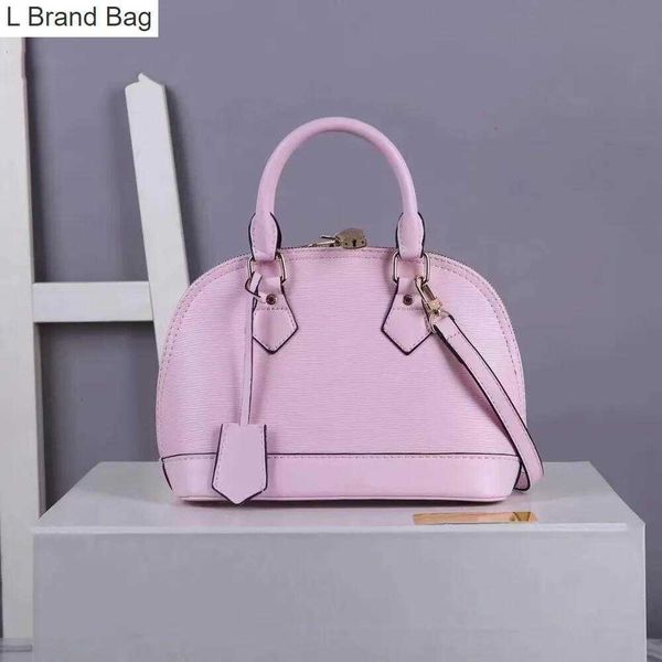 

2023 new 5a 2023 designer bag alma bb handbag epi leather shellbag infinity dots fashion crossbody shoulderbag classic dinner tote for women, Black