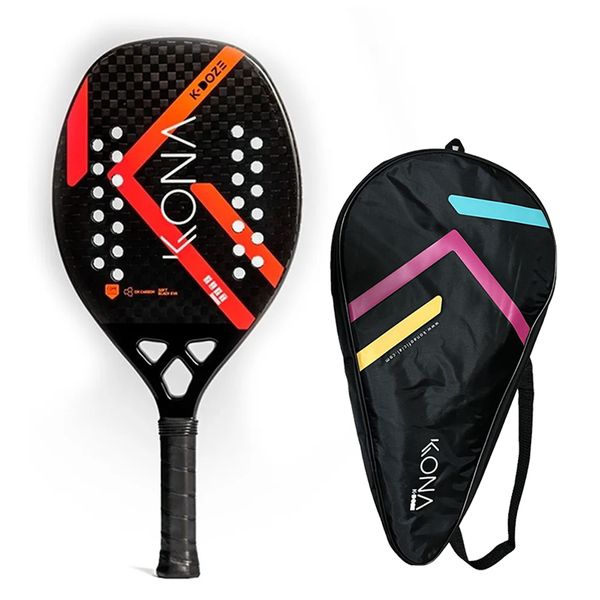 

tennis rackets 12k full carbon fiber beach racket with cover bag original 230801