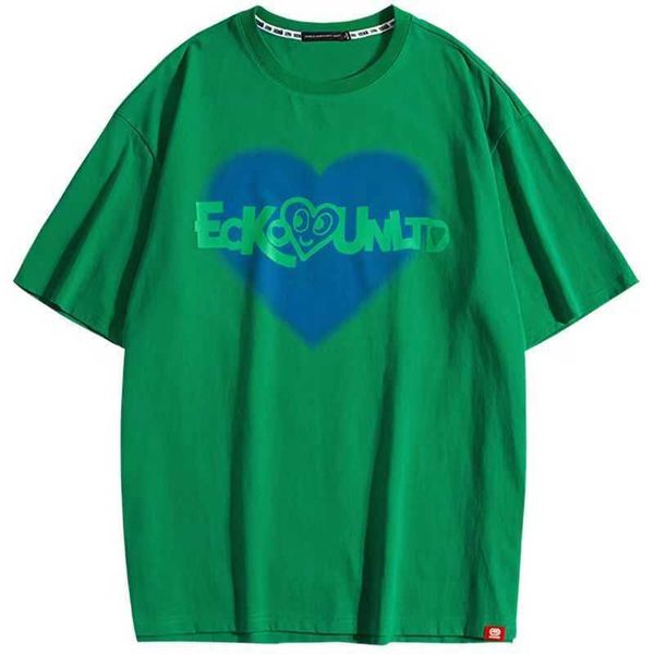 

2023 ecko t shirt mens designer t shirt summer streetwear short sleeve men women hip hop tee asian size m-xxl 6 dlnc, White;black