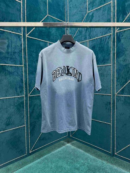 

summer men women comfortable short sleeve crew neck fashion t-shirt layered gradient trend casual tee, White;black