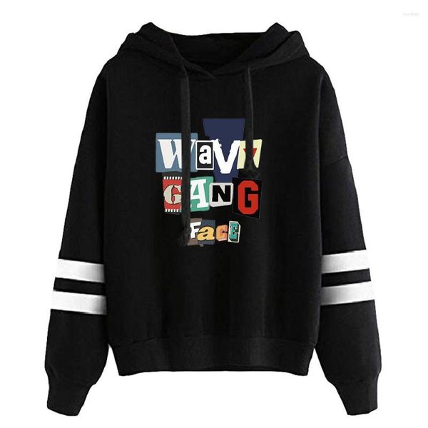 

men's hoodies wawni babyface ray long sleeve cosplay trucksuit harajuku pullover streetwear clothes casual winter hooded, Black