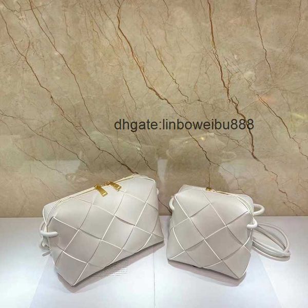 

abottegas vneta jodie mini teen intrecciato designer tote autumn and winter texture leather woven plaid shoulder crossbody small square bag