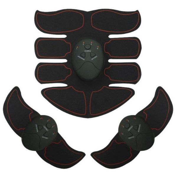 

electric muscle stimulator training machine abdominal muscle trainer body slimming burning exerciser body building massager4306391