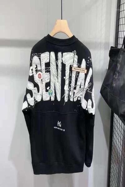 

men039s hoodies sweatshirts men letters printing fleece oversized hoodie fashion hip hop women clothes smen039s3658004, Black