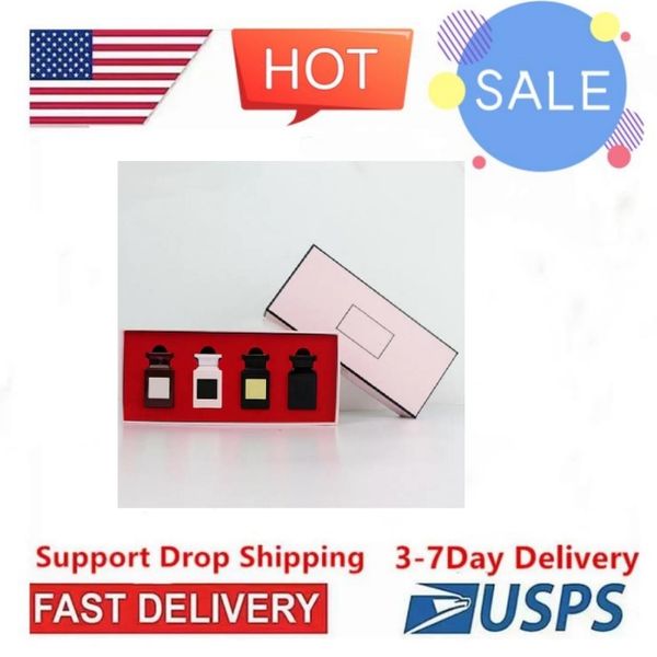 

oud wood fragrance women men 4pcs perfume gift box 7.5ml set spray long lasting smell soleil blanc lost cherry rose prick bitter peach parfu