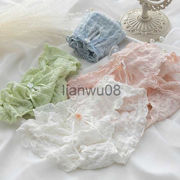 

panties young girl underwear 6pclot cotton lovely middle waist briefs student panties children solid teenagers lxl x0802, Camo